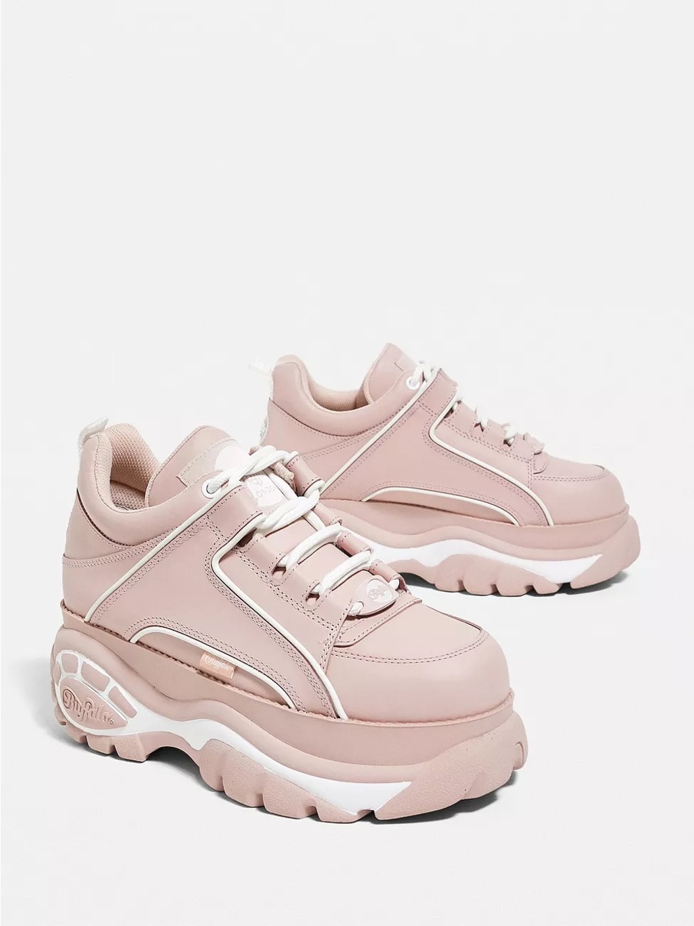 Chunky Platform Sneakers for Women - Blush Pink - Buffalo London